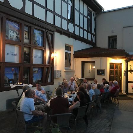 Pension Am Stadtrand Zerbst Eksteriør bilde